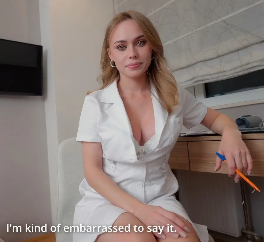 Mari Moore - The Busty Doctoress Helps Me With My Erection With Her Wet Holes Filled Her Mouth With Cum FullHD 1080p