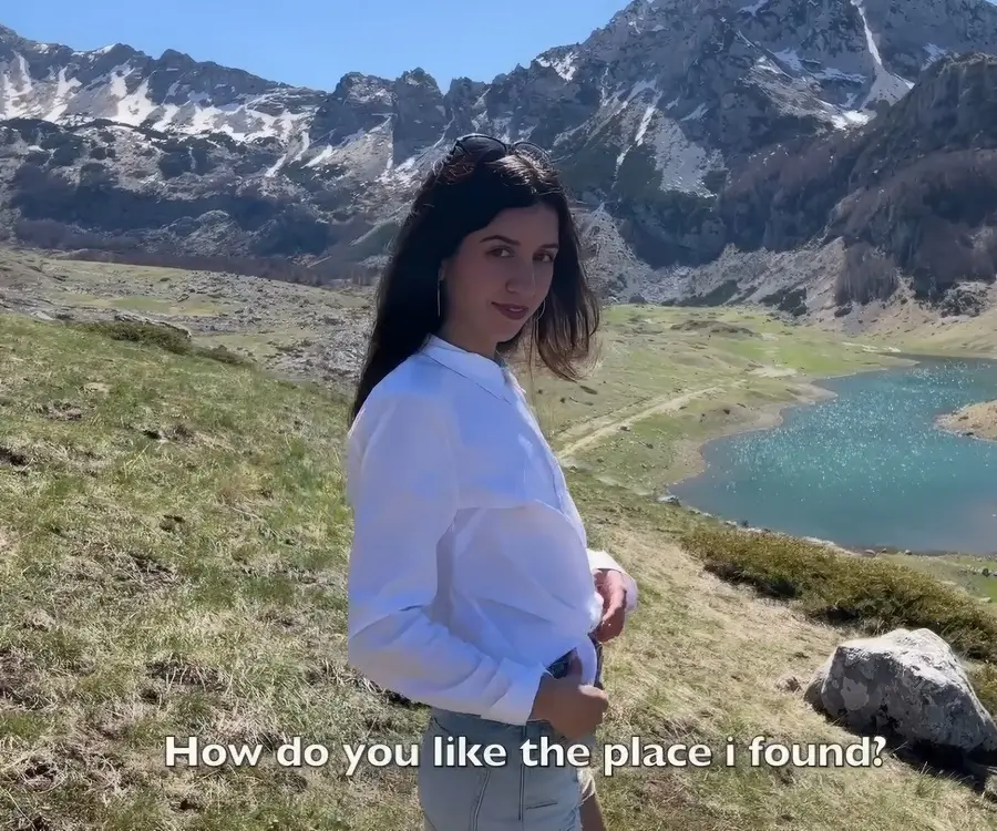 Katty West - Horny Girl Offers To Go To The Mountains Together To Have Public Sex FullHD 1080p