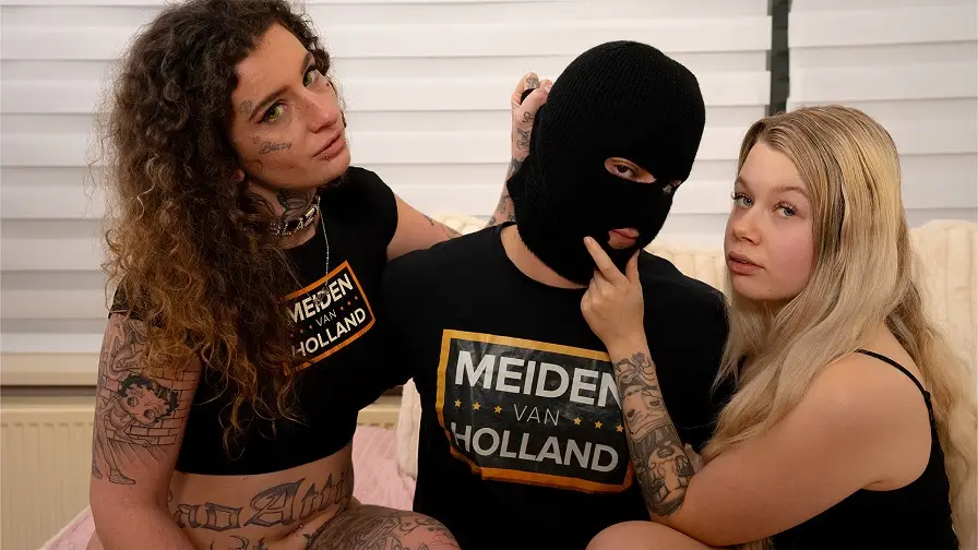 MeidenVanHolland - Inbreker wordt uitgewoond (Miss Blazy, Vabunny) 720p