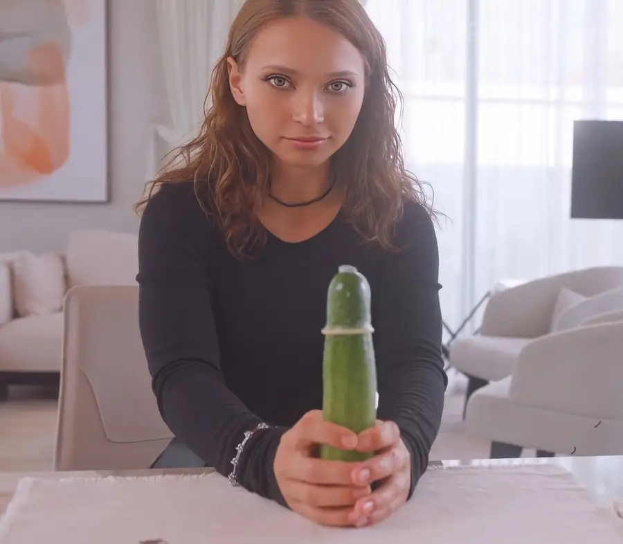 Maya Lis - Dont Tell Mom Stepsis Rides Stepbro After Cucumber Fail FullHD 1080p