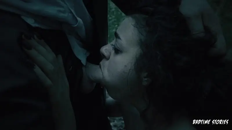 Halloween BDSM story in the forest with German teen Khadisha Latina PT 1 720p