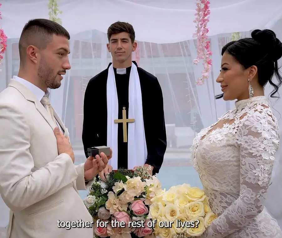 Mariana Martix - The Martix Wedding Chapter Iv Mariana Fucks The Priest In a Bathroom After Getting Married FullHD 1080p